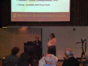Linda Jacoby and Beth Sandell reported on CETL activities for 2008 – 2009.